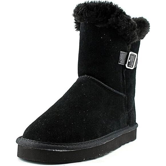 Style & Co. Womens Tiny 2 Suede Faux Fur Lined Winter Boots Size 5M - Picture 2 of 5